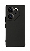 Tecno Camon 20 Premier 5G Siyah Silikon Klf