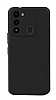 Tecno Spark 8C Kamera Korumal Siyah Silikon Klf