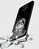 Totu Design Animoji iPhone X / XS Silikon Kenarl Cam Siyah Klf - Resim: 1