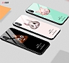 Totu Design Animoji iPhone X / XS Silikon Kenarl Cam Siyah Klf - Resim: 5