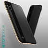 Totu Design Blade iPhone X / XS Siyah Kenarl Silikon Klf - Resim: 2