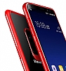 Totu Design Crystal Samsung Galaxy S9 Silikon Kenarl Krmz Rubber Klf - Resim 2