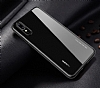 Totu Design Crystal Serisi Huawei P20 Pro Siyah Silikon Kenarl effaf Klf - Resim: 1