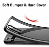 Totu Design Crystal Serisi Huawei P20 Pro Siyah Silikon Kenarl effaf Klf - Resim 5