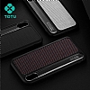 Totu Design Fiber Color Series iPhone X / XS Krmz Silikon Klf - Resim: 5