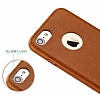 Totu Design Genuine Leather iPhone 7 / 8 Gerek Deri Krmz Rubber Klf - Resim 3