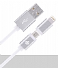 Totu Design Glory Lightning & Micro USB Silver Data Kablosu 1,20m - Resim 6