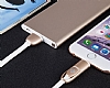 Totu Design Good Partner Lightning & Micro USB Rose Gold Data Kablosu 1m - Resim: 4