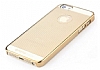 Totu Design iPhone SE / 5 / 5S effaf Gold izgili ve effaf Rubber Klf - Resim 7