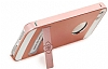 Totu Design iPhone SE / 5 / 5S Standl Metal Rose Gold Rubber Klf - Resim: 4