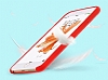 Totu Design iPhone 6 / 6S Deri Pembe Rubber Klf - Resim 3