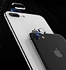 Totu Design iPhone 7 / 8 Silver Metal Kamera Koruma Yz ve Cam - Resim 3