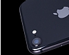 Totu Design iPhone 7 / 8 Siyah Metal Kamera Koruma Yz ve Cam - Resim 1