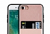 Totu Design iPhone 7 Plus / 8 Plus Kartlkl Rose Gold Rubber Klf - Resim 3