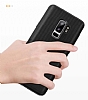 Totu Design Jazz Series Samsung Galaxy S9 Kartlkl Siyah Rubber Klf - Resim 4