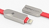 Totu Design Joe Series Lightning & Micro USB Beyaz Data Kablosu 1,20m - Resim 1