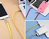 Totu Design Joe Series Lightning & Micro USB Beyaz Data Kablosu 1,20m - Resim 4