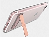 Totu Design Keen iPhone 7 Plus / 8 Plus Silver Standl Silikon Klf - Resim 3