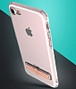 Totu Design Keen iPhone 7 Plus / 8 Plus Silver Standl Silikon Klf - Resim 6