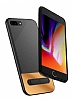 Totu Design King Series iPhone 7 Plus / 8 Plus Standl Gold Rubber Klf - Resim: 1