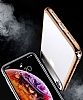 Totu Design Magic Mirror iPhone XS Max Gold Rubber Klf - Resim: 5