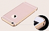 Totu Design Gemini iPhone 6 / 6S ift Katmanl Silver Metal Klf - Resim 3