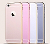 Totu Design Gemini iPhone 6 / 6S ift Katmanl Silver Metal Klf - Resim 7