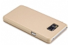 Totu Design Samsung Galaxy Note 5 nce Yan Kapakl Gold Deri Klf - Resim: 4