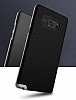 Totu Design Samsung Galaxy Note FE Dark Silver Kenarl Siyah Karbon Silikon Klf - Resim: 3