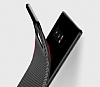 Totu Design Samsung Galaxy Note 8 Standl Karbon Siyah Rubber Klf - Resim: 3