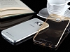 Totu Design Samsung Galaxy S6 Edge effaf Gold Silikon Klf - Resim: 1