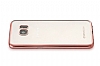 Totu Design Samsung Galaxy S7 Edge Gold Kenarl effaf Silikon Klf - Resim: 2