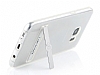 Totu Design Samsung Galaxy S7 Edge Silver Standl effaf Silikon Klf - Resim: 7