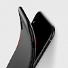 Totu Design Slim Series iPhone X / XS Standl Karbon Siyah Silikon Klf - Resim 7
