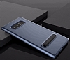 Totu Design Slim Series Samsung Galaxy Note 8 Standl Karbon Lacivert Silikon Klf - Resim: 7