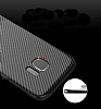 Totu Design Slim Series Samsung Galaxy S7 Edge Standl Karbon Siyah Silikon Klf - Resim: 4