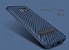 Totu Design Slim Series Samsung Galaxy S7 Edge Standl Karbon Siyah Silikon Klf - Resim: 6