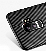 Totu Design Slim Series Samsung Galaxy S9 Plus Standl Karbon Siyah Silikon Klf - Resim 4