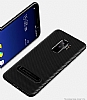 Totu Design Slim Series Samsung Galaxy S9 Plus Standl Karbon Siyah Silikon Klf - Resim 1