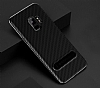 Totu Design Slim Series Samsung Galaxy S9 Standl Karbon Gold Silikon Klf - Resim: 2