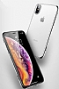 Totu Design Soft Jane Series iPhone XS Max Silver Silikon Klf - Resim: 4