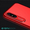 Totu Design Sparkling Series iPhone XS Max Silver Kamera Korumal effaf Rubber Klf - Resim 4