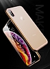 Totu Design Style Electroplating iPhone X / XS Cam Gold Klf - Resim: 2