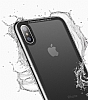 Totu Design Style Electroplating iPhone X / XS Cam Siyah Klf - Resim: 1
