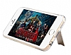 Totu Design Tpu Metal iPhone 6 / 6S Gold Standlı Şeffaf Silikon Kılıf - Resim: 6