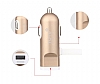 Totu Design Gold Lightning & Micro USB Kablo + Ara arj Aleti 1.20m - Resim 10
