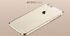 Totu Design Breeze iPhone 6 / 6S Gold Rubber Klf - Resim 1