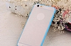 Totu Design Crystal Soft iPhone 6 / 6S Mavi Silikon Kenarl Ultra nce effaf Rubber Klf - Resim 7