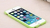 Totu Design Crystal Soft iPhone 6 / 6S Yeil Silikon Kenarl Ultra nce effaf Rubber Klf - Resim 5