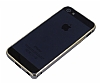 Totu Design iPhone SE / 5 / 5S Metal Round Bumper Dark Silver Klf - Resim: 6